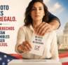 Imagen realiza con IA: Representa la ola conservadora del voto por unidad familiar eliminando el voto de las mujeres